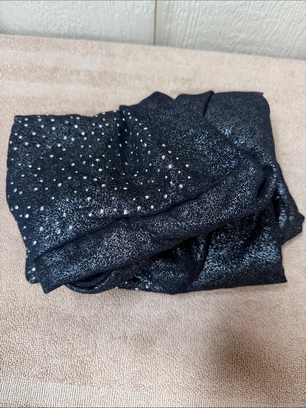 SWEET CAKES Y2K Shimmer Rhinestone Slouchy Hobo Shoulder Bag Starry Night